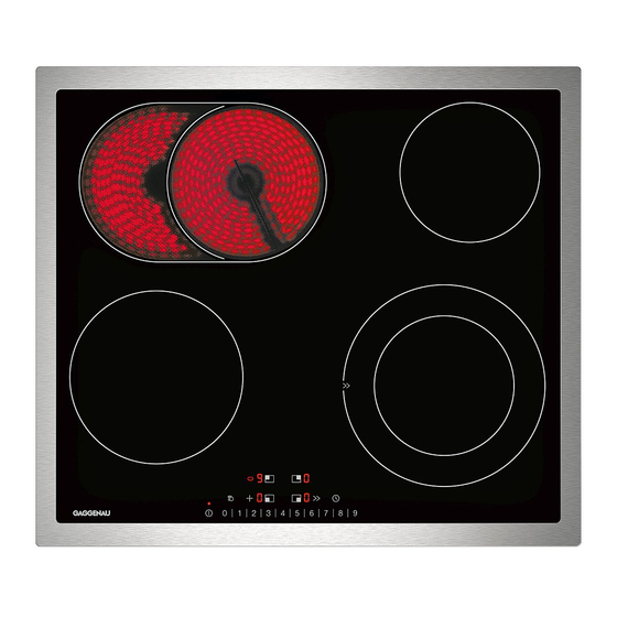 Gaggenau GE273 Instruction Manual