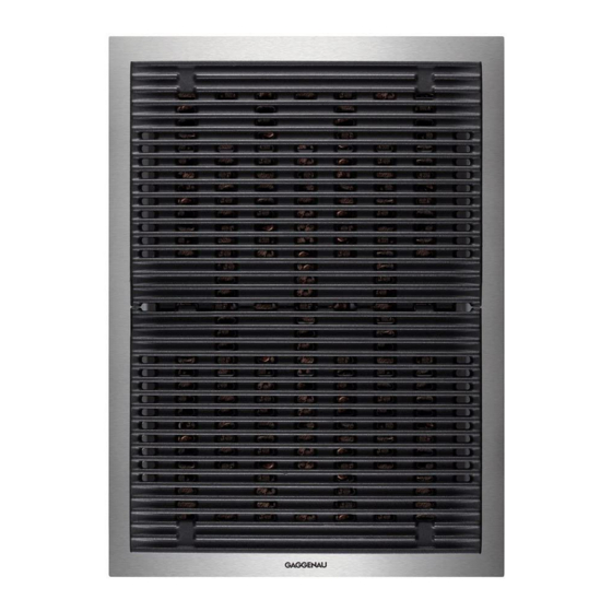 Gaggenau Vario 400 Series Dimensões do recorte