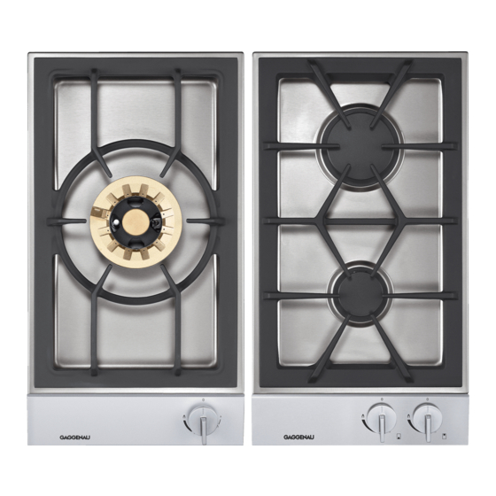 Gaggenau VG 233 234 CN Instructions d'installation