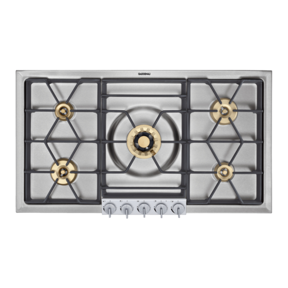 Gaggenau VG 295 234 AU Manual de instrucciones