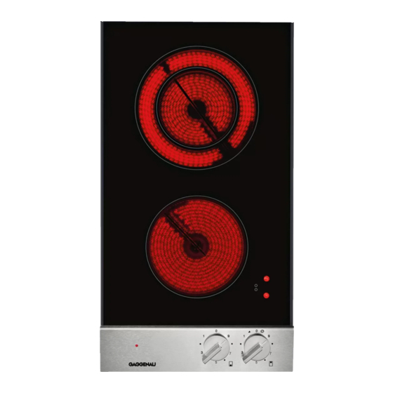 Gaggenau VI 230 Instrukcja instalacji