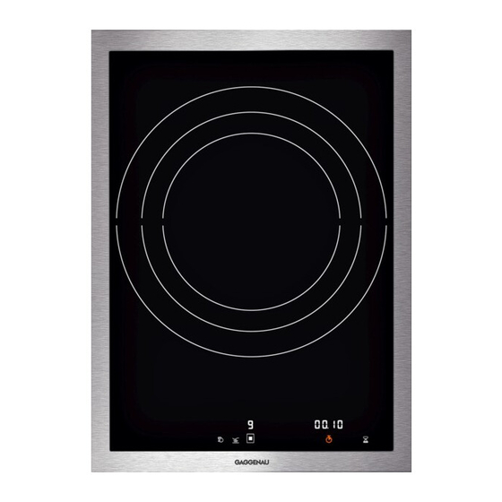 Gaggenau VI424 Kullanım Kılavuzu