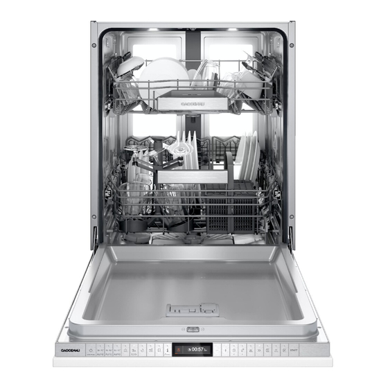 Gaggenau DF481100F クイック・リファレンス・マニュアル