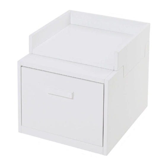 Great Little Trading Alba Narrow Toybox & Top Shelf Handmatig