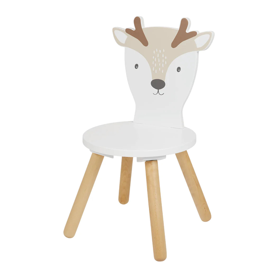 Great Little Trading Animal Chair Deer L5018 Посібник