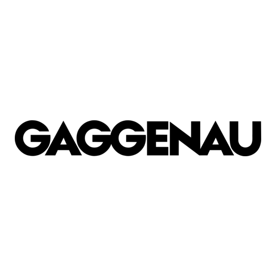 Gaggenau AH 320-701 Operating And Installation Instructions