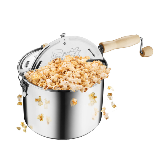 Great Northern Popcorn 6251 SS TWISTER STOVE TOP POPPER Instrukcja montażu