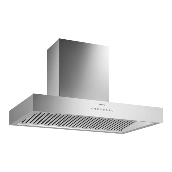 Gaggenau AW 442 120 CN Gebruiksaanwijzing