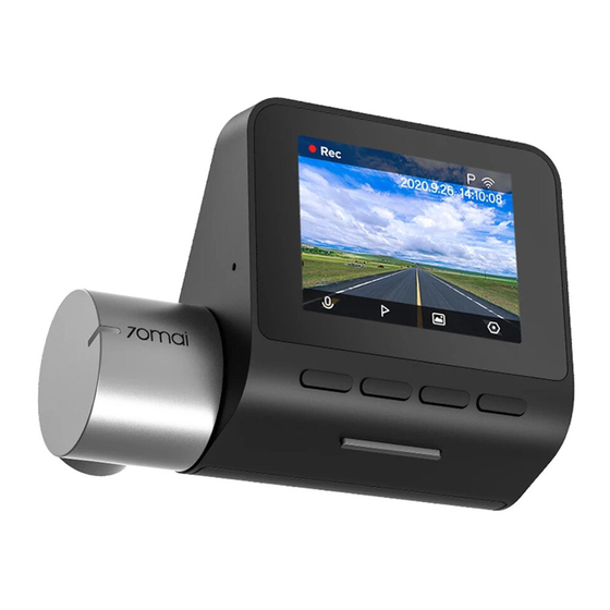 70mai Dash Cam Pro Plus+ Gebruikershandleiding