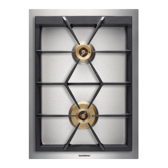 Gaggenau VG 425 211 AU Manual de instruções