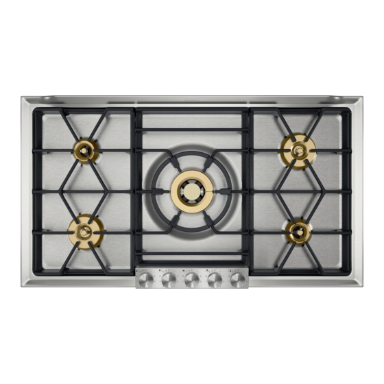 Gaggenau VG295150IN Посібник користувача