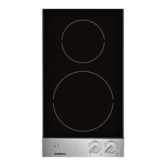 Gaggenau VI 230114 Manual de uso y mantenimiento