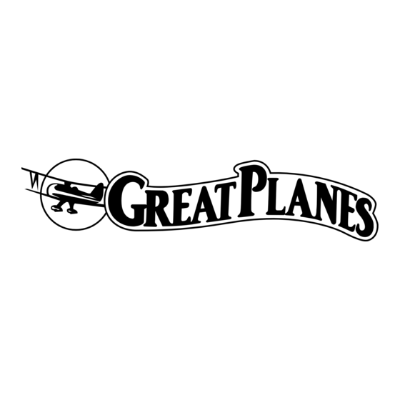 GREAT PLANES Big Stir 40 Buku Petunjuk