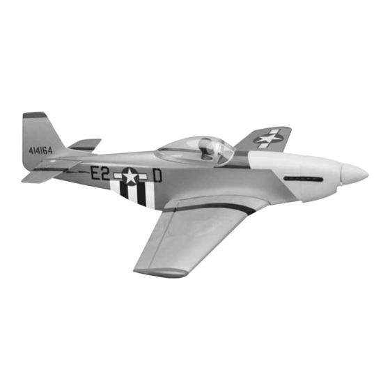 GREAT PLANES COMBAT MUSTANG Combat P-51 ARF Manuale di istruzioni