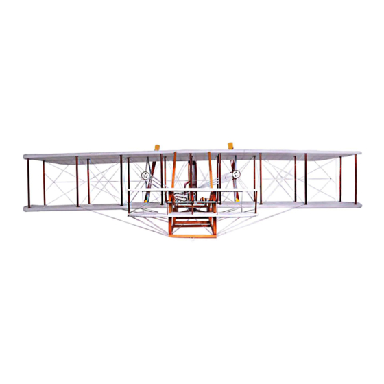 Aircraft in Miniature Limited Historic Wings Wright Flyer 1 1903 Інструкція з монтажу Посібник з монтажу