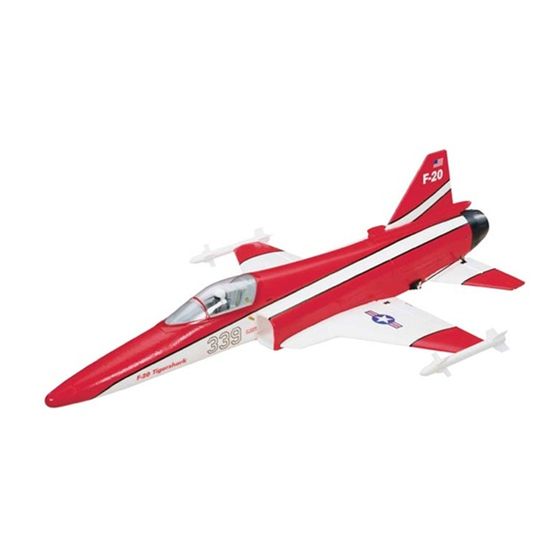 GREAT PLANES EP F-20 Tigershark ElectriFLy Gebrauchsanweisung