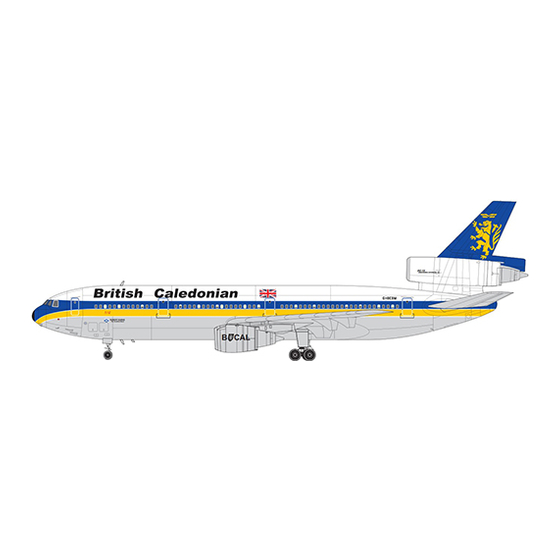 Aircraft in Miniature Limited TRANSPORT WINGS DC-10-30 KIT Інструкція з експлуатації