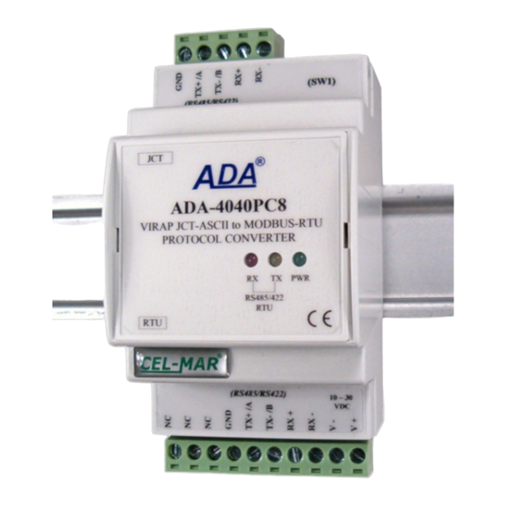 CEL-MAR ADA-4040PC8 User Manual