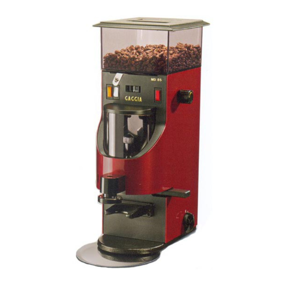 Gaggia MD64 -  2 Manual de Instruções