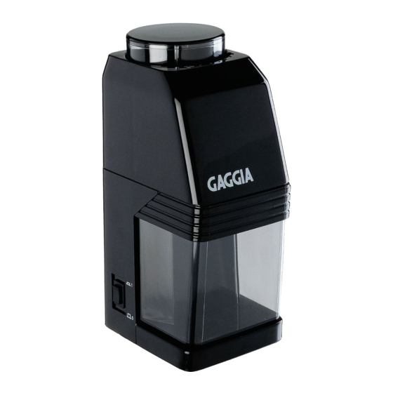 Gaggia MM Istruzioni