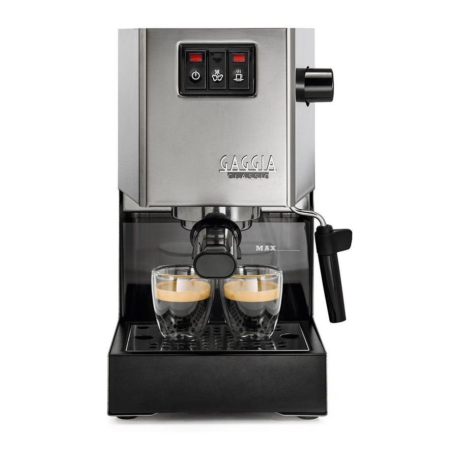 Gaggia Milano CLASSIC 매뉴얼