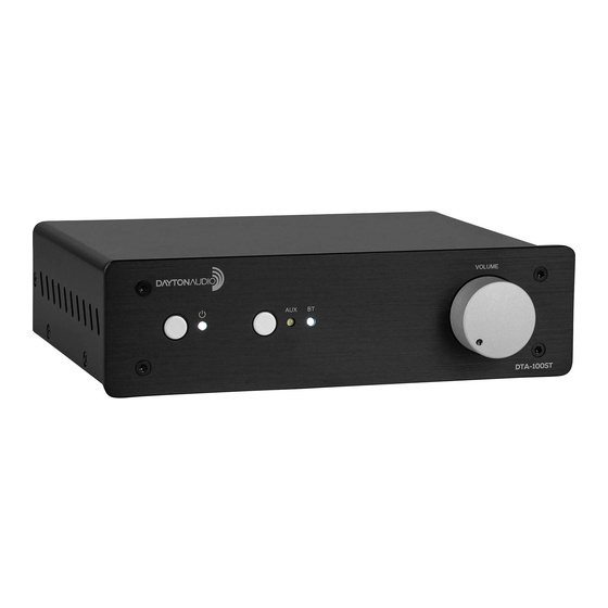 DaytonAudio DTA-100ST Kullanıcı Kılavuzu