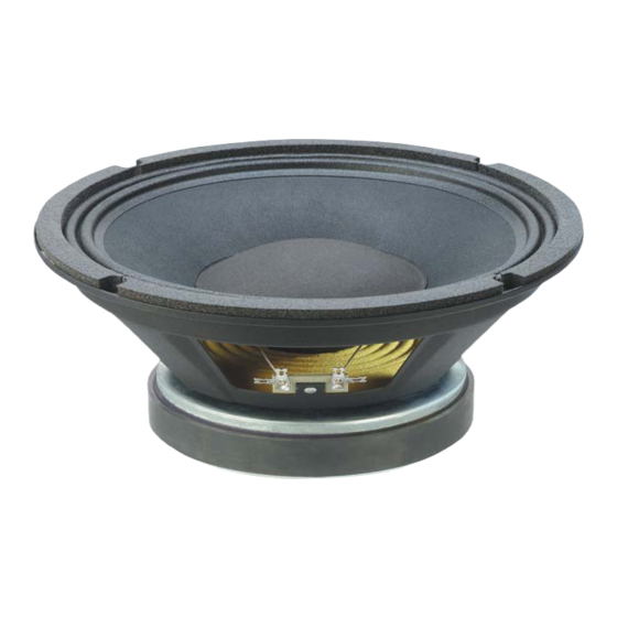 Celestion TF range TF1020 Broşür ve Teknik Özellikler