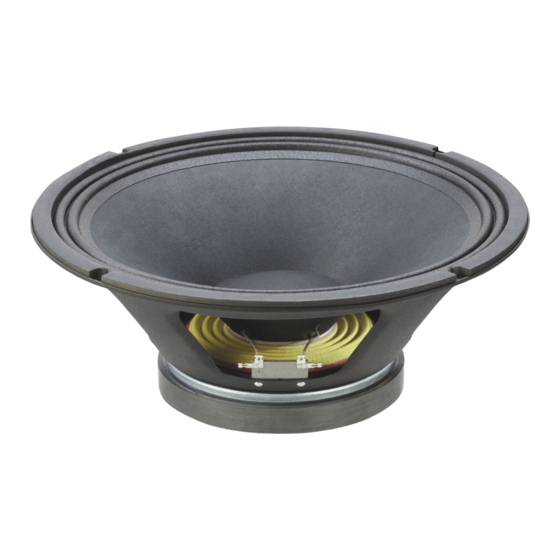 Celestion Truvox 1225 Spezifikationen