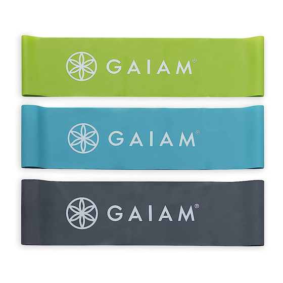 Gaiam FLAT BAND LOOP Handbuch zur Übung