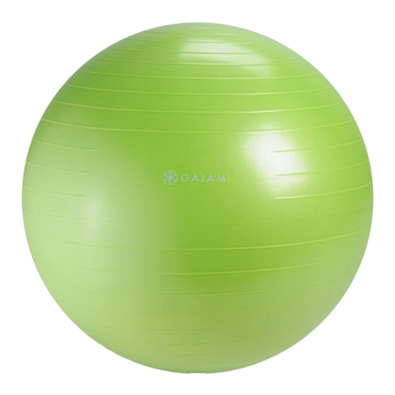 Gaiam restore 05-61848 설정, 운동 팁, 관리 및 안전 매뉴얼