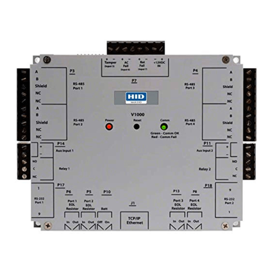 HID VertX EVO V1000 Installatiehandleiding