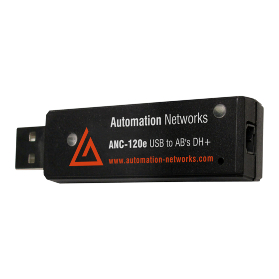 Automation Networks ANC-120e Handmatig