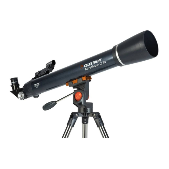 Celestron ASTROMASTER LT 70 AZ クイック・セットアップ・マニュアル