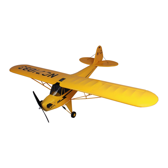 Dynam Piper J3 Cub Buku Petunjuk