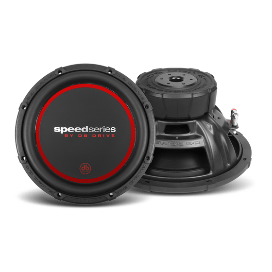 DB Drive Speed SPW10D4 ユーザーマニュアル