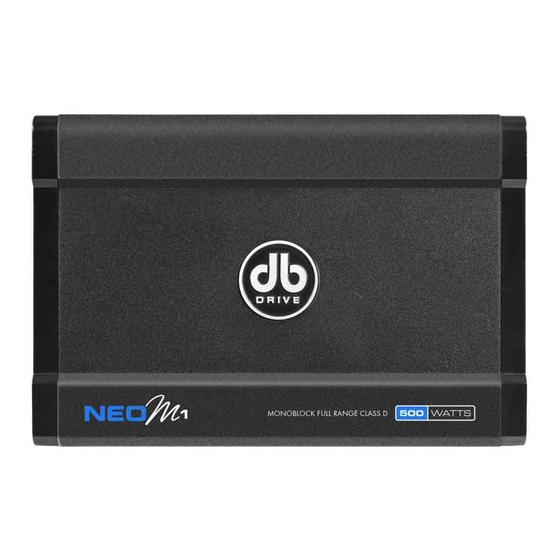 DB Drive NEO-M1 Mulai Cepat Quide