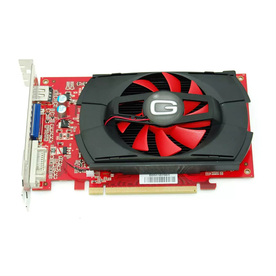 Gainward GeForce GT 240 1GB DVI Broszura