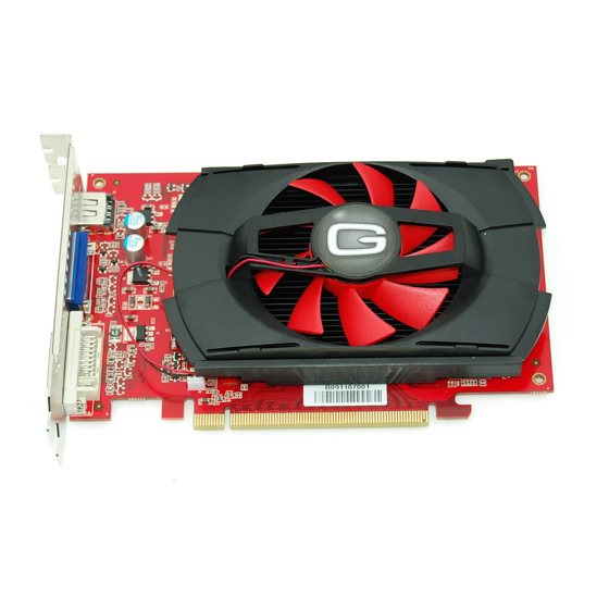 Gainward GeForce GT 240 512MB HDMI DVI Brochura