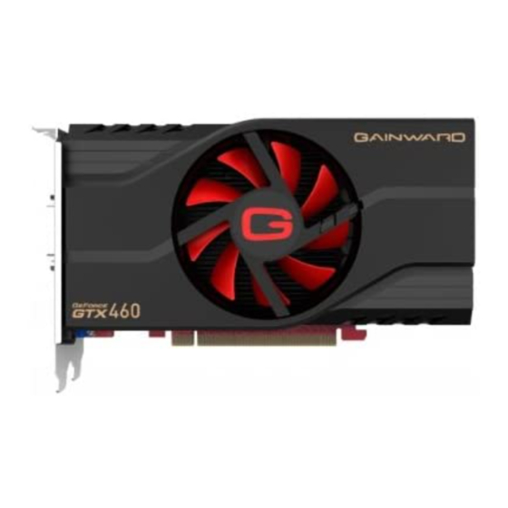 Gainward GTX 460 768MB Dual DVI Broszura