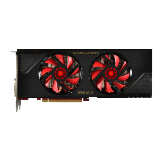 Gainward GTX 480 1536MB GDDR5 Brosur