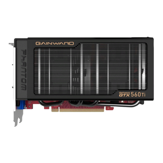 Gainward GTX 560 TI 2048MB PHANTOM Folleto