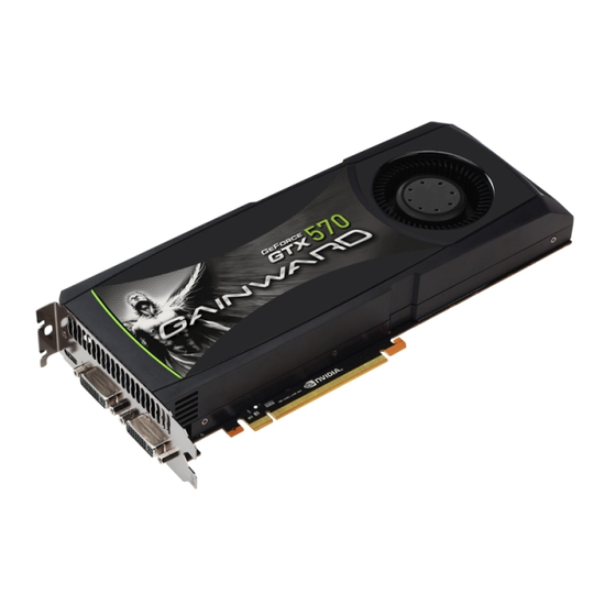 Gainward GTX 570 1280MB Dual DVI Broschüre