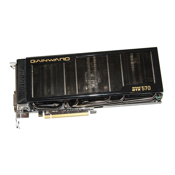 Gainward GTX 570 1280MB PHANTOM Opuscolo