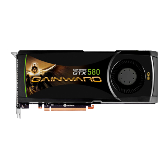 Gainward GTX 580 1536MB GDDR5 GOLDEN SAMPLE Brosur