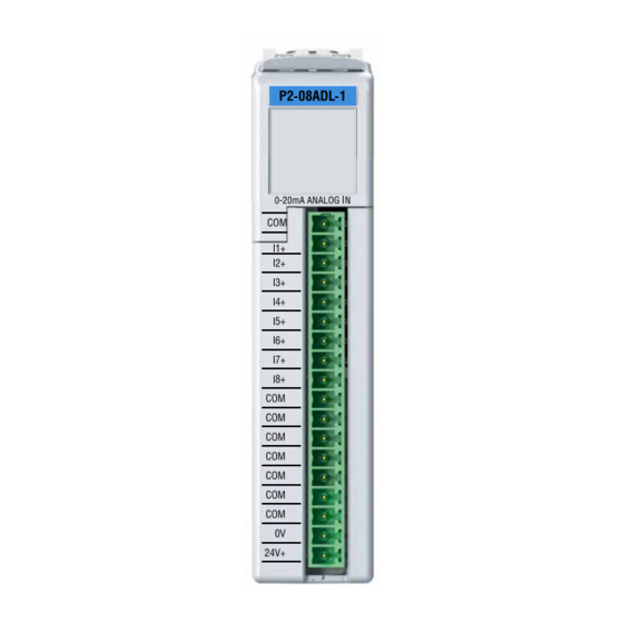 Automationdirect.com Productivity 2000 P2-08ADL-1 Handbuch