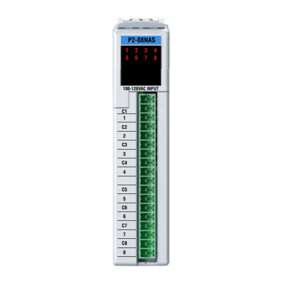 Automationdirect.com Productivity 2000 P2-08NAS 매뉴얼