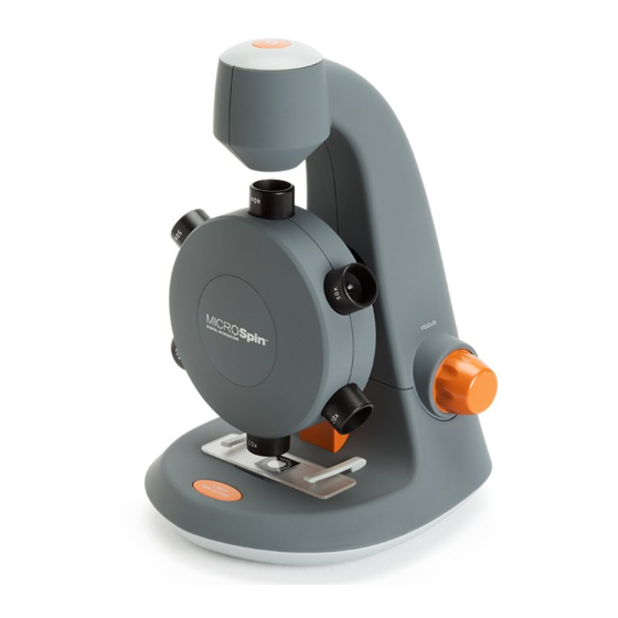 Celestron microspin 44114 Manuel d'instruction