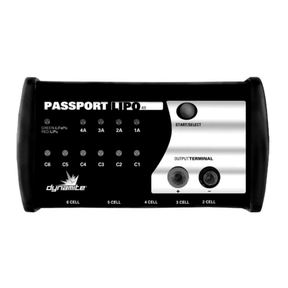 Dynamite DYN Passport LiPo 6S Manual de instrucciones