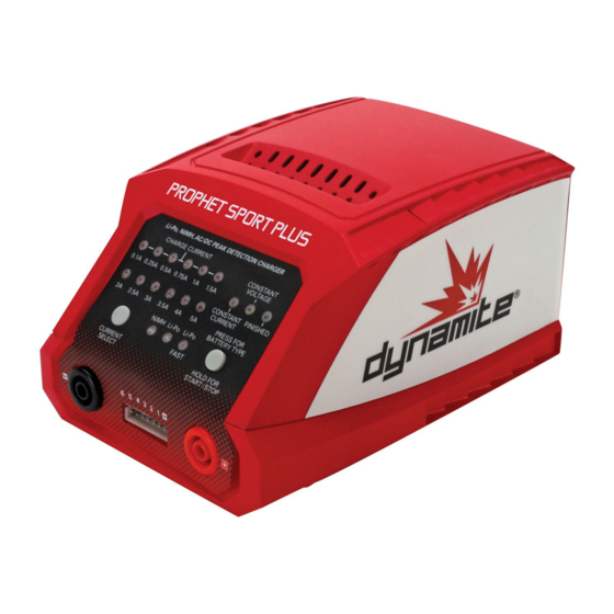 Dynamite Prophet Sport Plus Manual de instrucciones