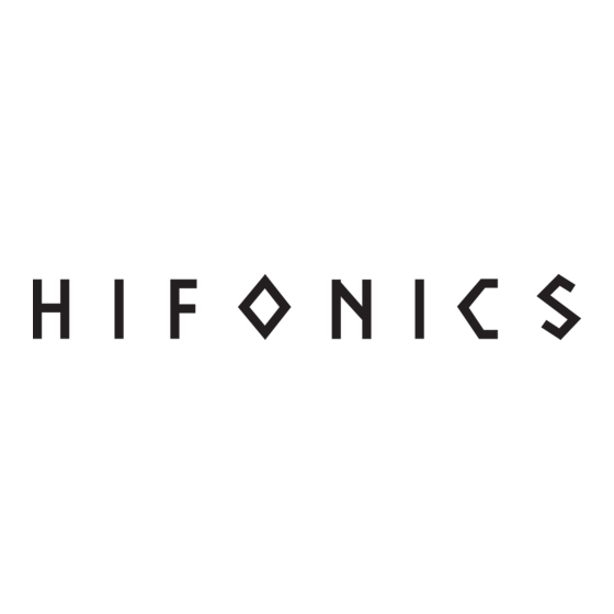 Hifonics Andromeda Saturn A4000 User Manual